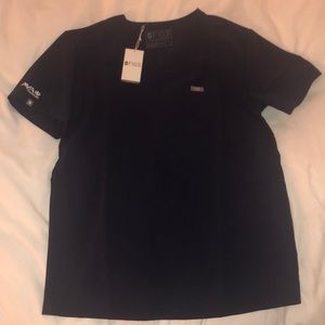 NWT FIGS Scrub Top (Navy)